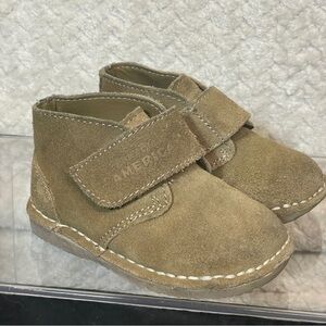 Perry Ellis America Infant Tan Chukka Velcro Boots‎ Size 5
